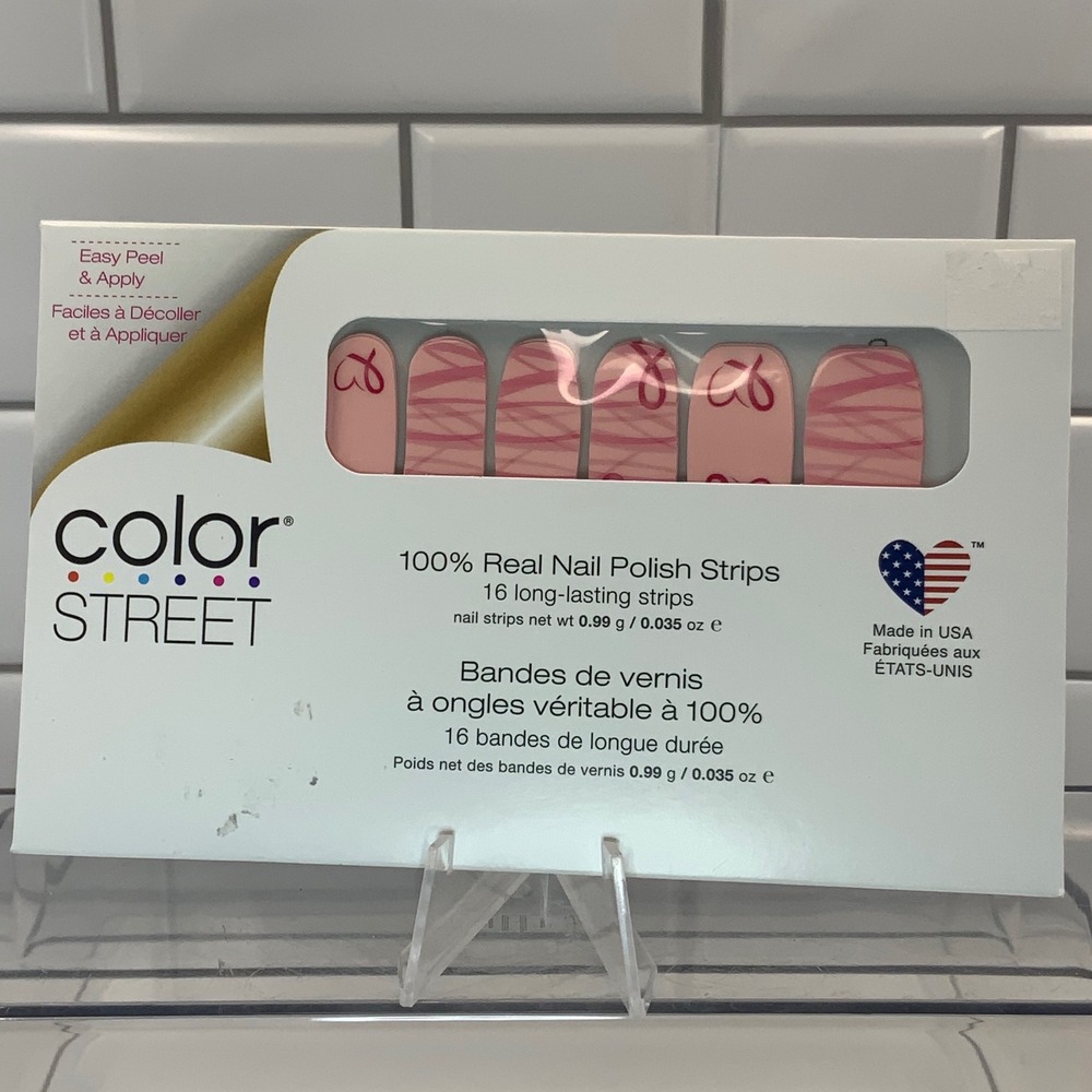 Color Street Choose Hope Breast Cancer Awareness 16 Nail Strips
